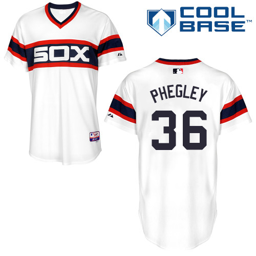Josh Phegley #36 MLB Jersey-Chicago White Sox Men's Authentic Alternate Home Baseball Jersey